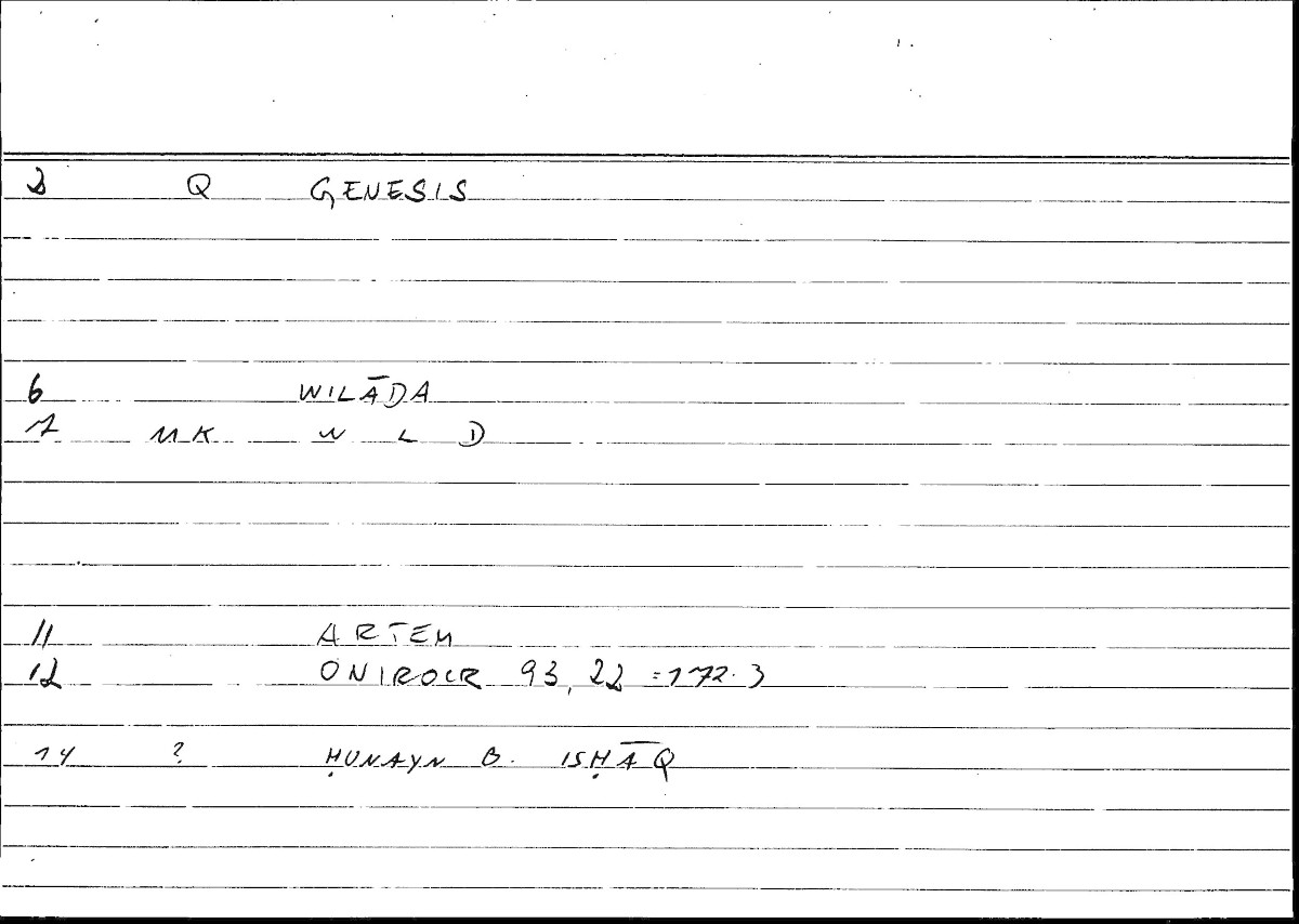 Filecard Artem.Onirocr.13593