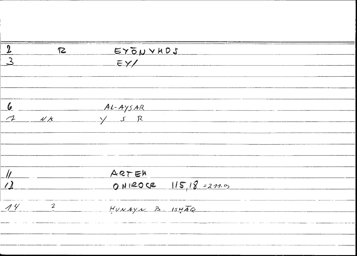 Filecard Artem.Onirocr.13679