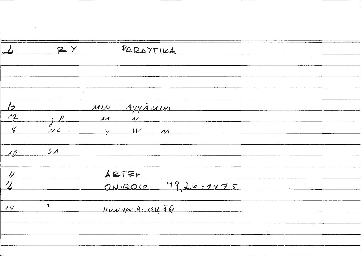 Filecard Artem.Onirocr.13727