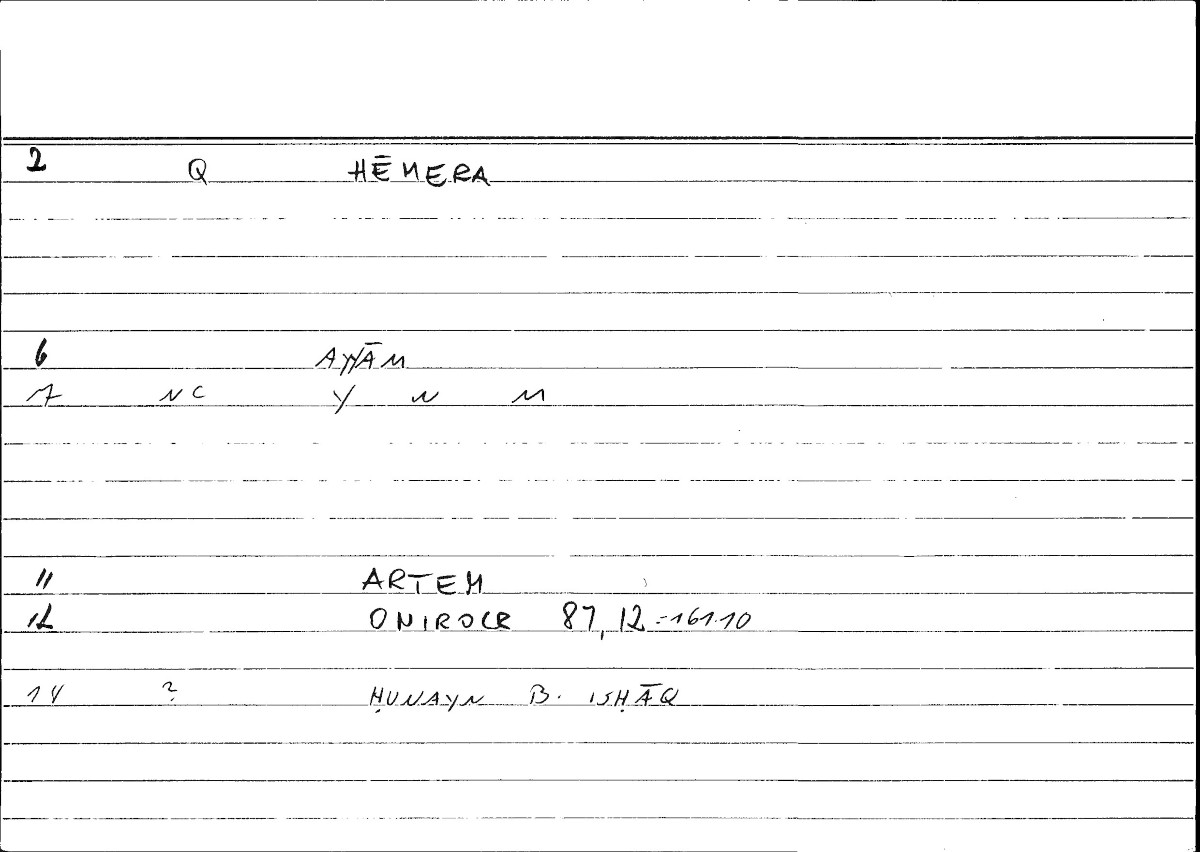 Filecard Artem.Onirocr.13728