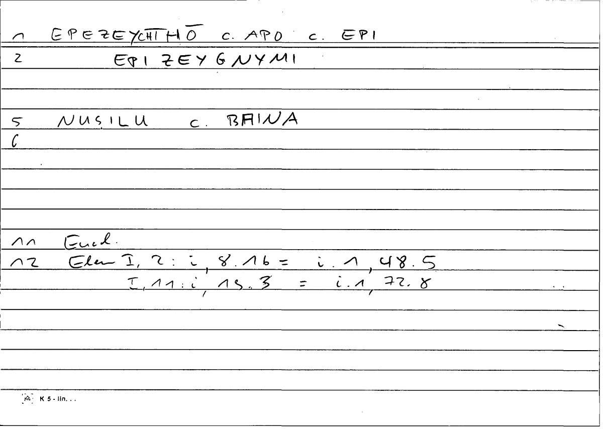 Filecard Eucl.El.0307