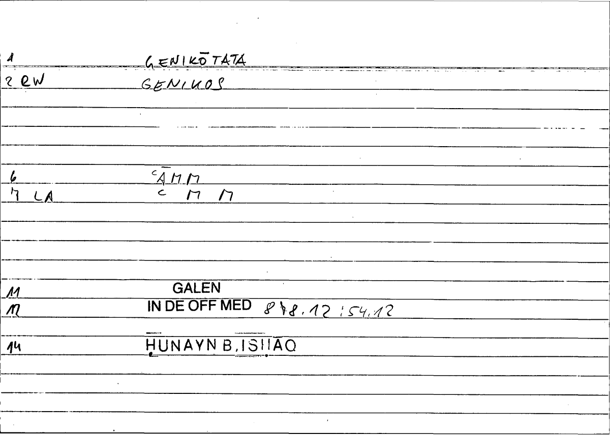 Filecard Galen.In-De-off-med.1387