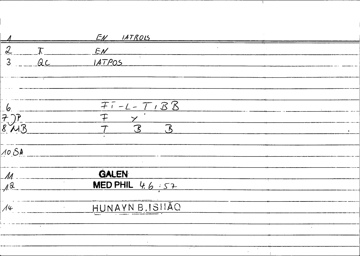 Filecard Galen.Med-phil.0700