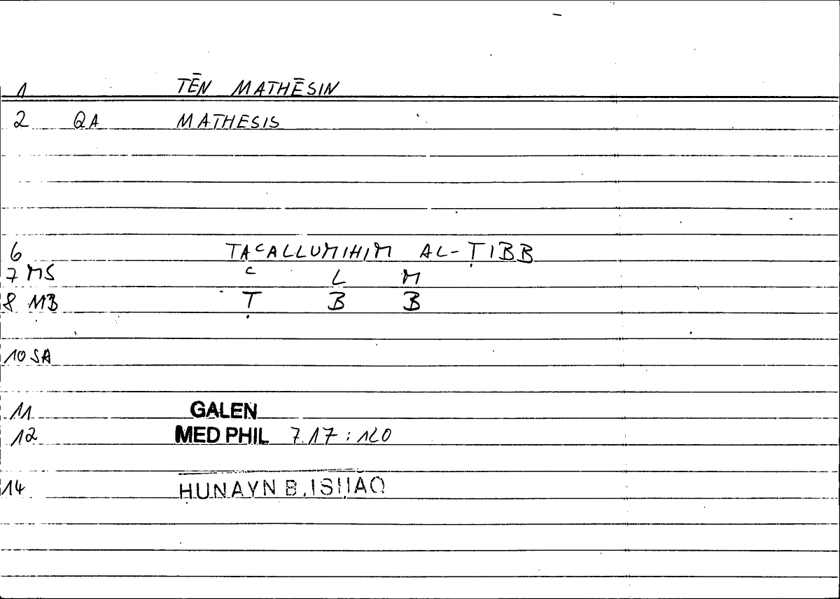Filecard Galen.Med-phil.0701