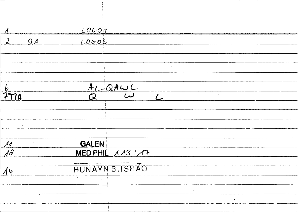 Filecard Galen.Med-phil.1081