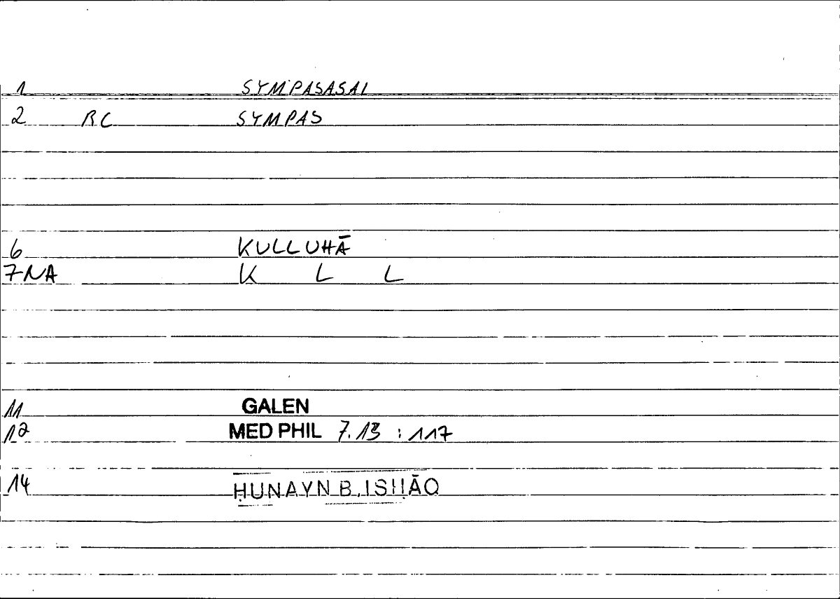 Filecard Galen.Med-phil.1148