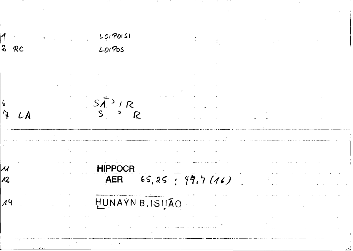 Filecard Hippocr.Aer.0518