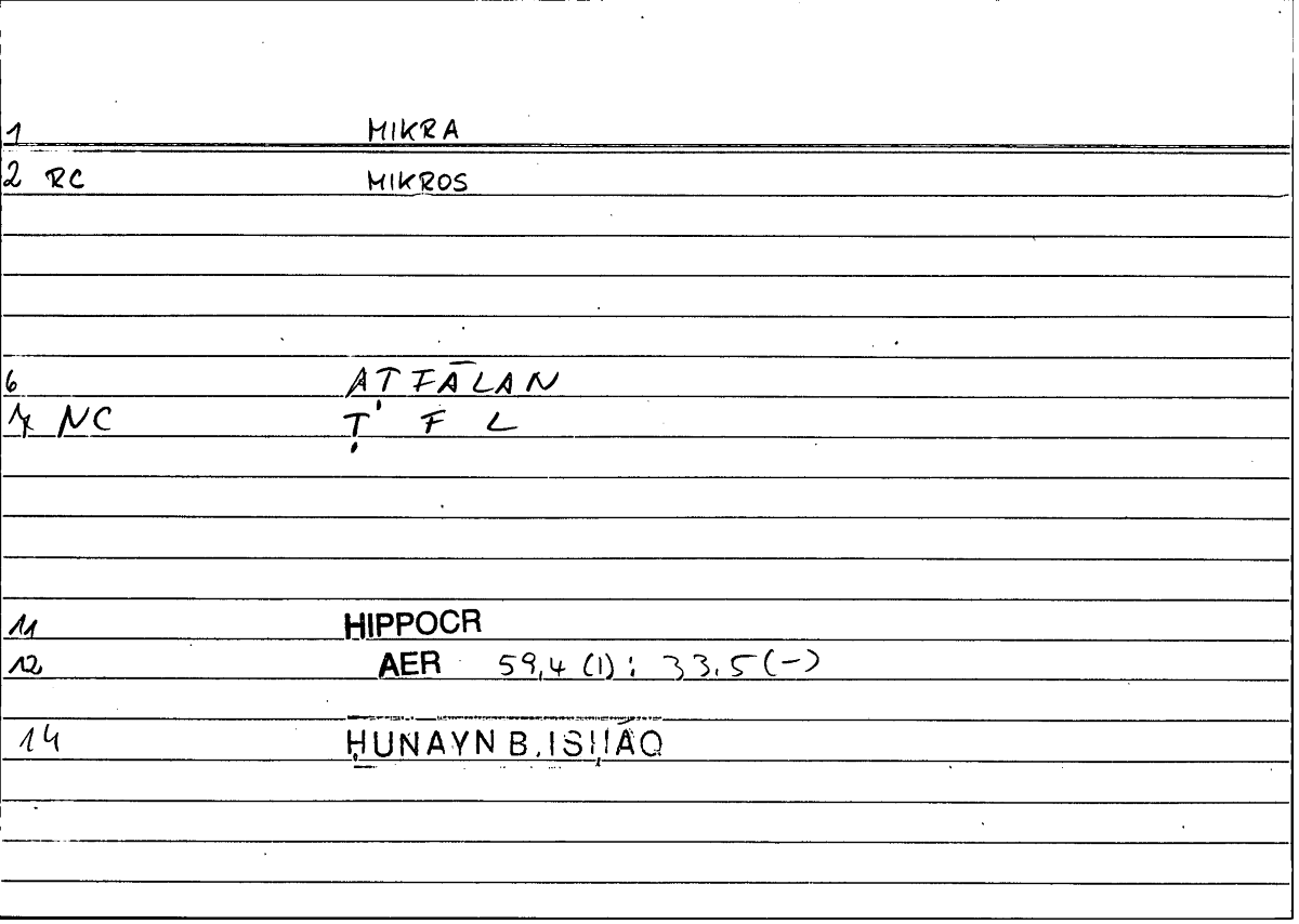 Filecard Hippocr.Aer.0799