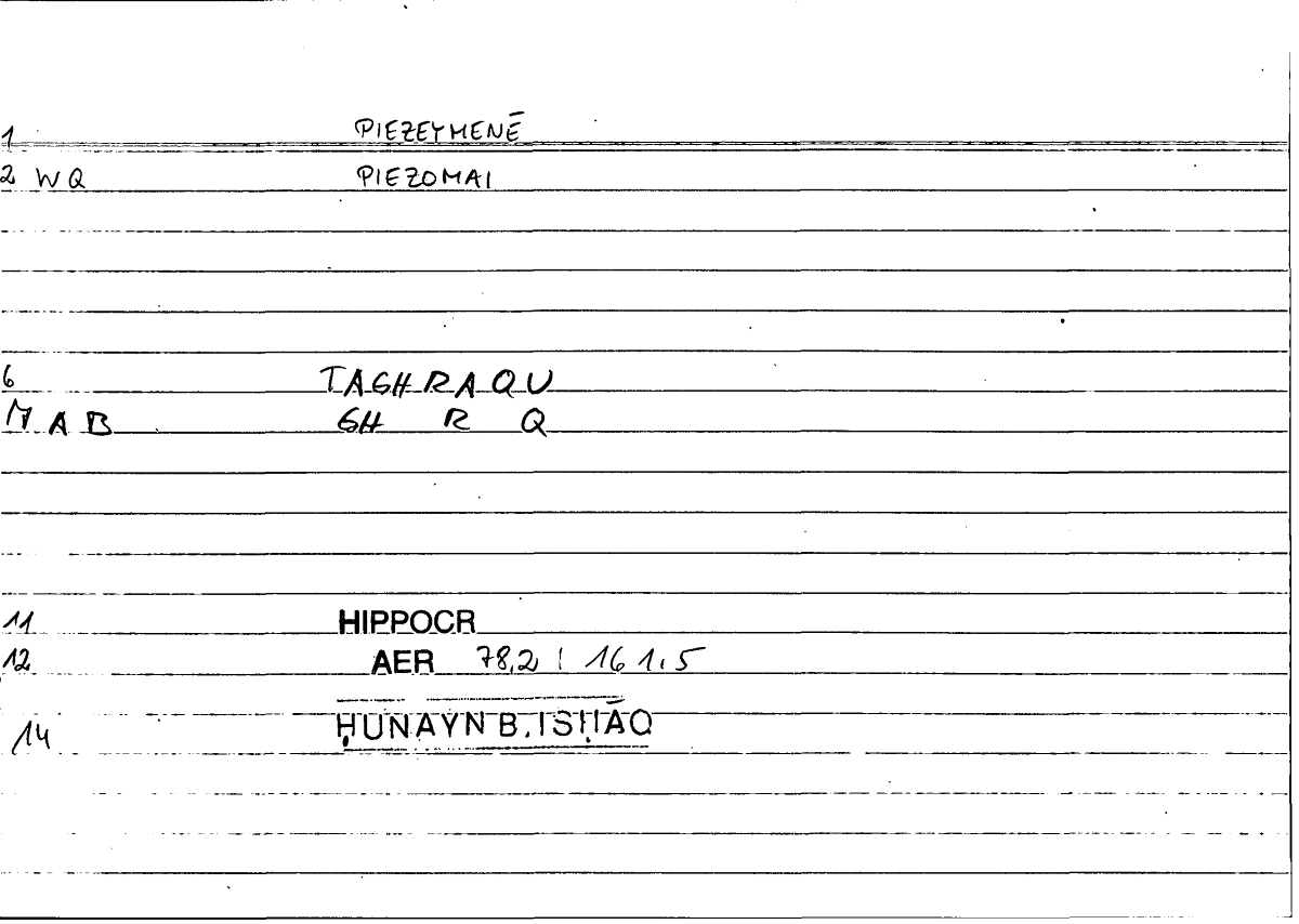 Filecard Hippocr.Aer.0977