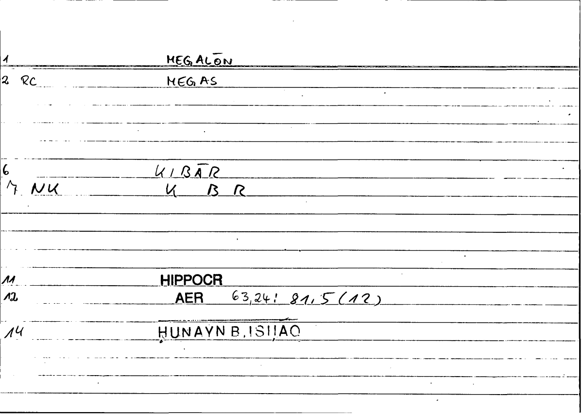 Filecard Hippocr.Aer.1136