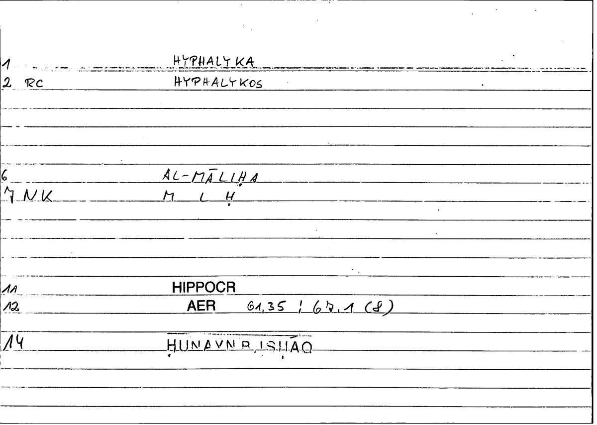 Filecard Hippocr.Aer.2116