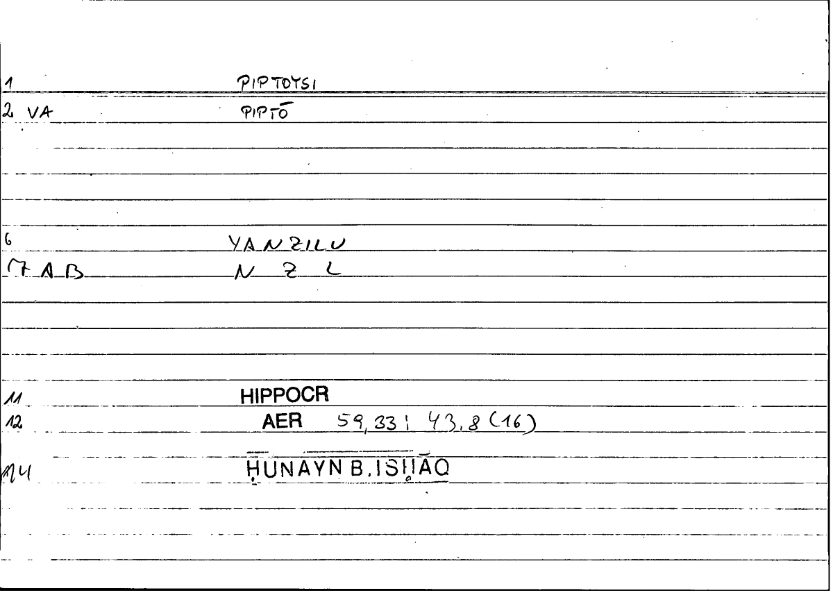 Filecard Hippocr.Aer.2167