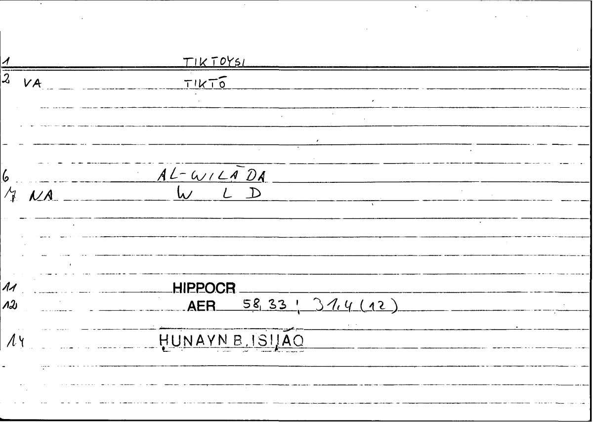 Filecard Hippocr.Aer.2277