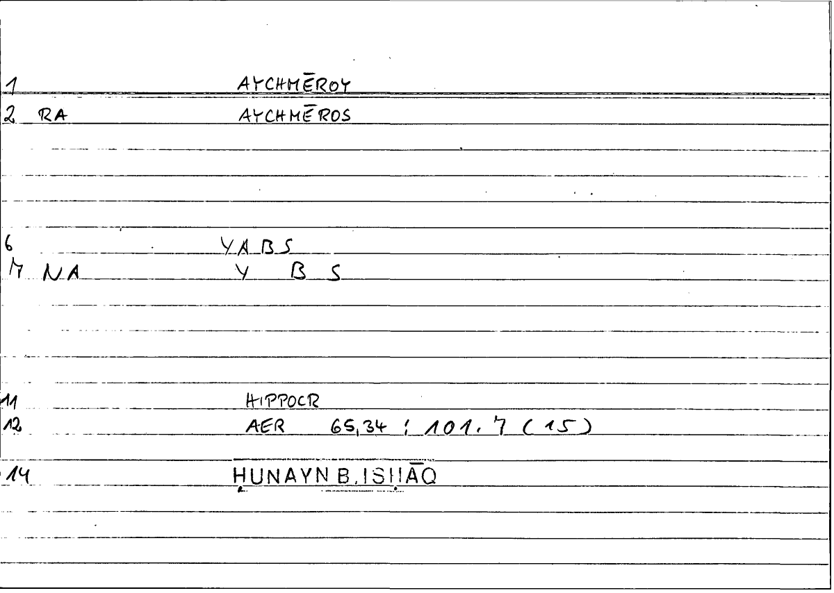 Filecard Hippocr.Aer.2284