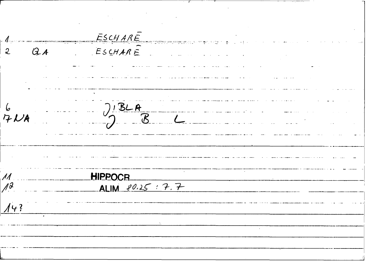 Filecard Hippocr.Alim.0001