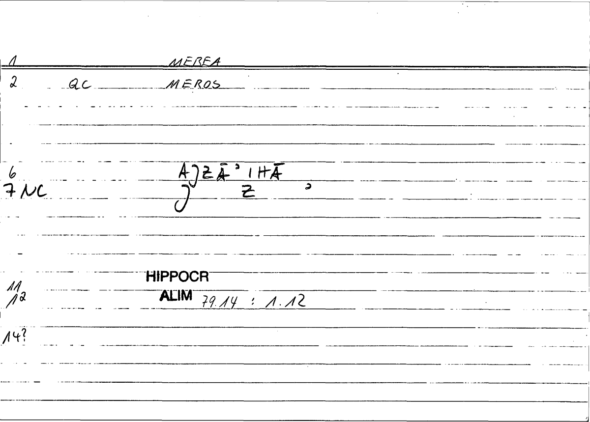 Filecard Hippocr.Alim.0012