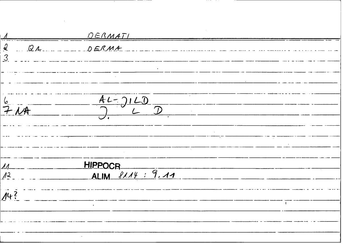 Filecard Hippocr.Alim.0014
