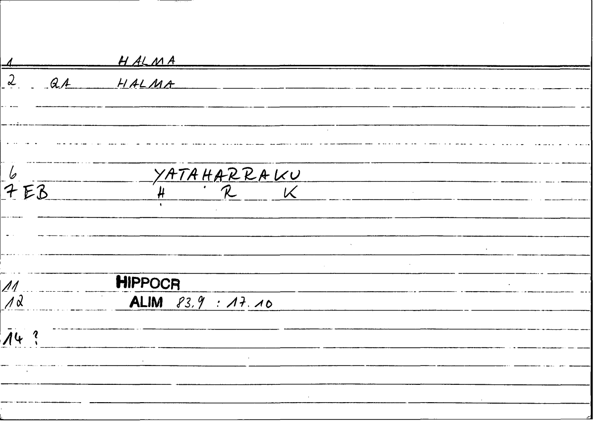 Filecard Hippocr.Alim.0032