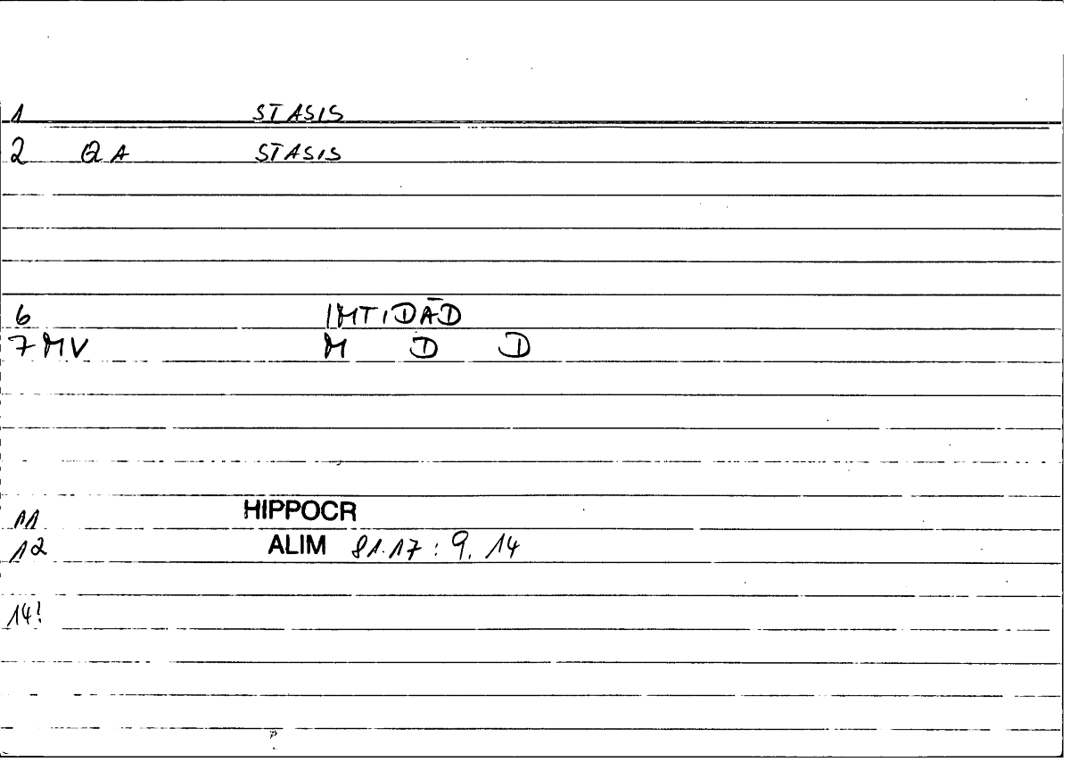 Filecard Hippocr.Alim.0135