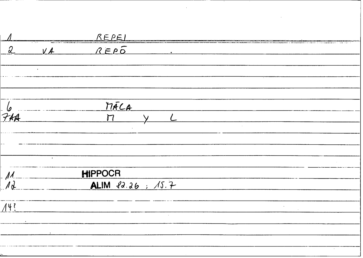 Filecard Hippocr.Alim.0143