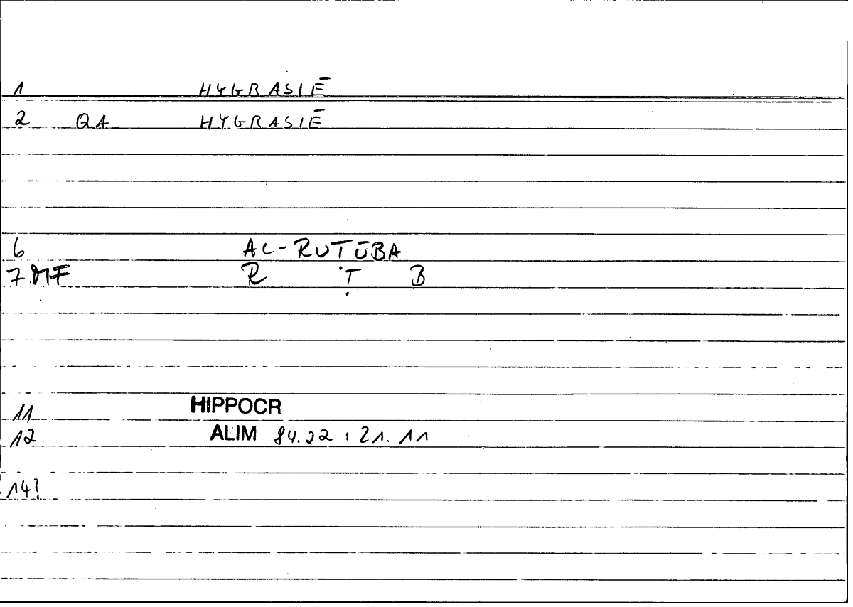 Filecard Hippocr.Alim.0239