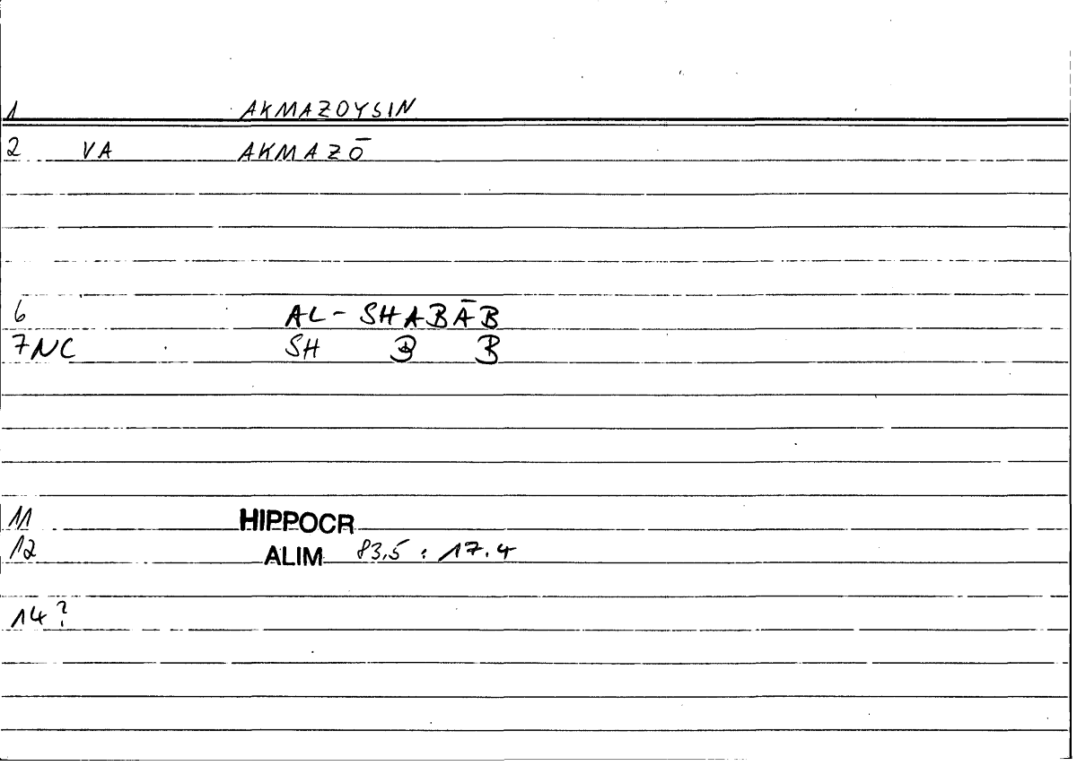 Filecard Hippocr.Alim.0334