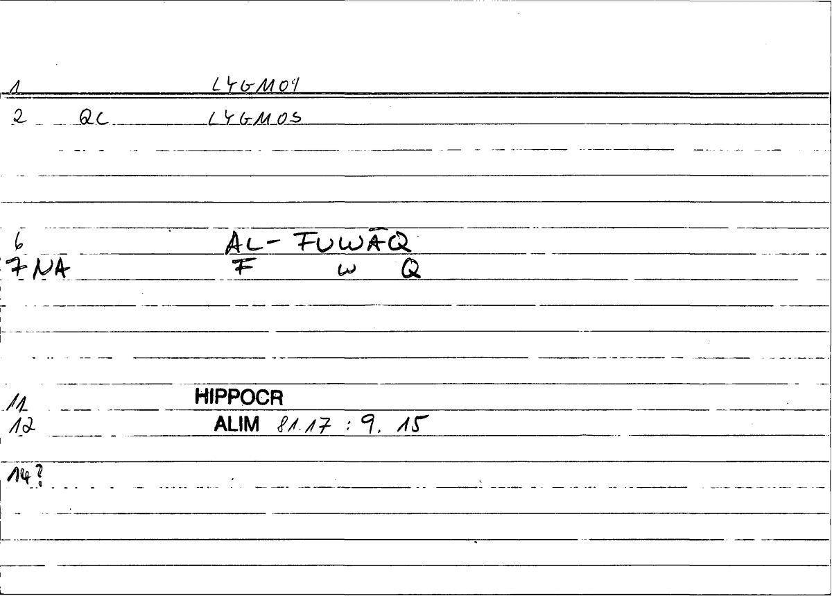 Filecard Hippocr.Alim.0467