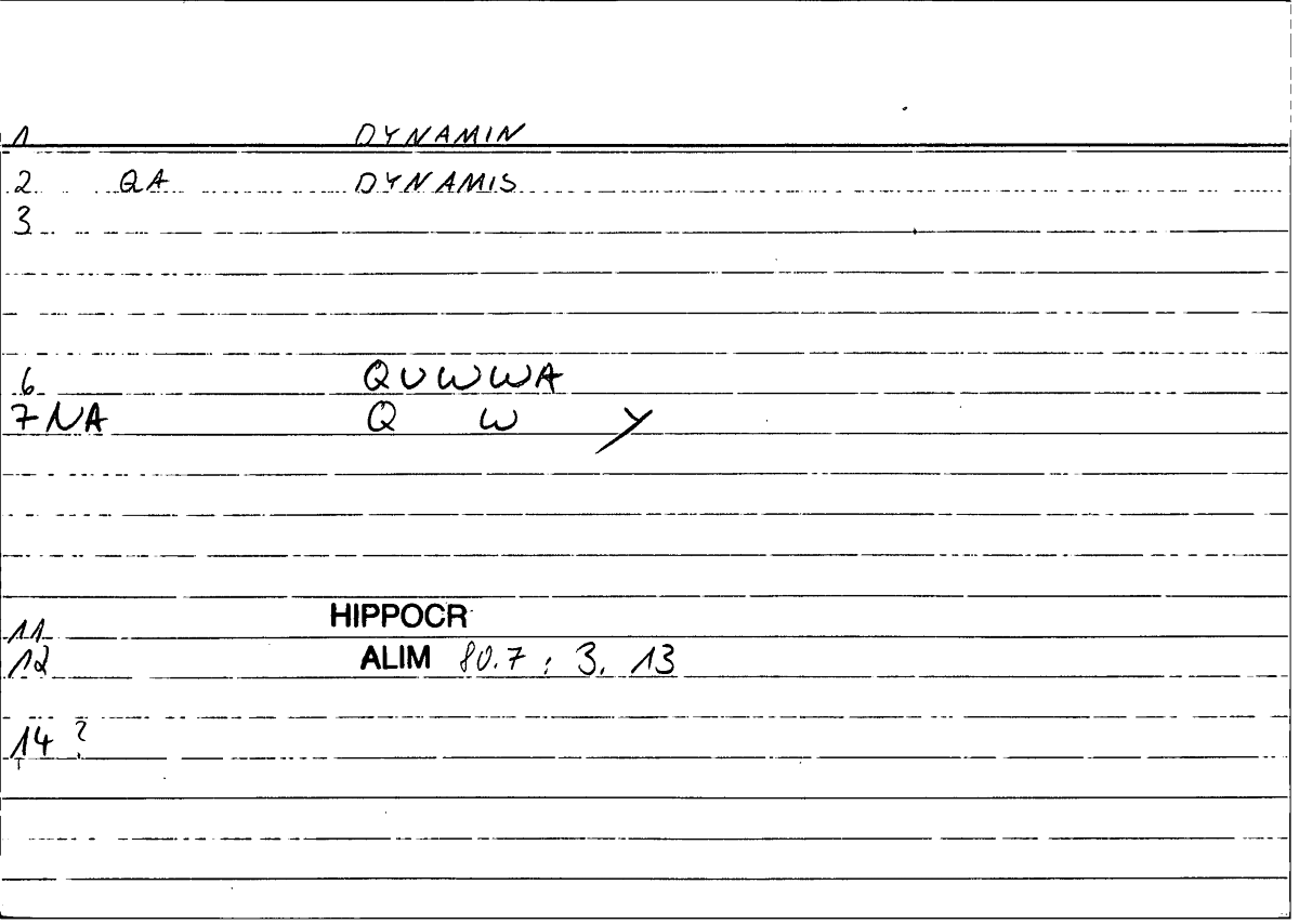 Filecard Hippocr.Alim.0481