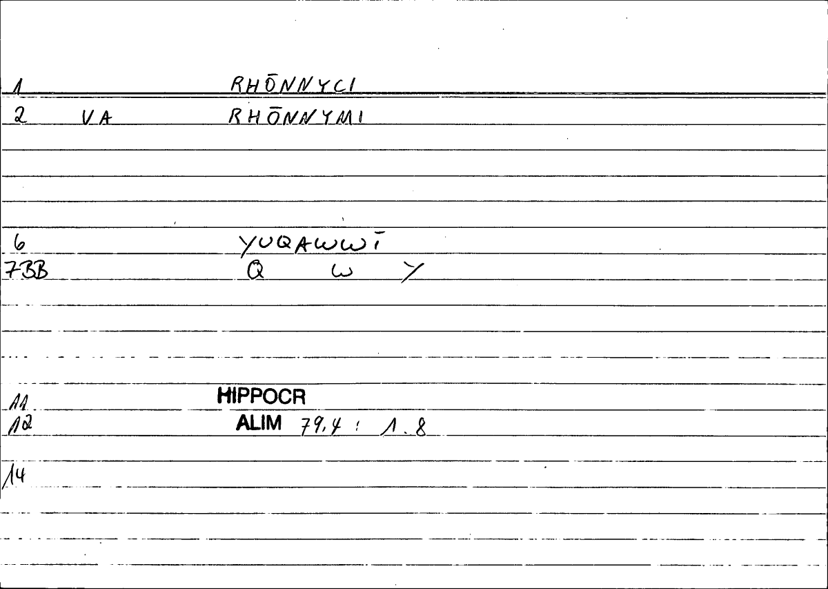 Filecard Hippocr.Alim.0486