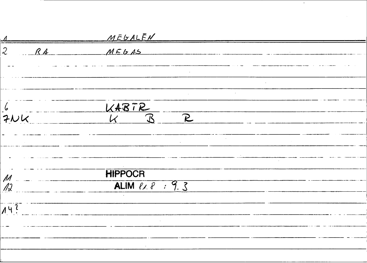 Filecard Hippocr.Alim.0495