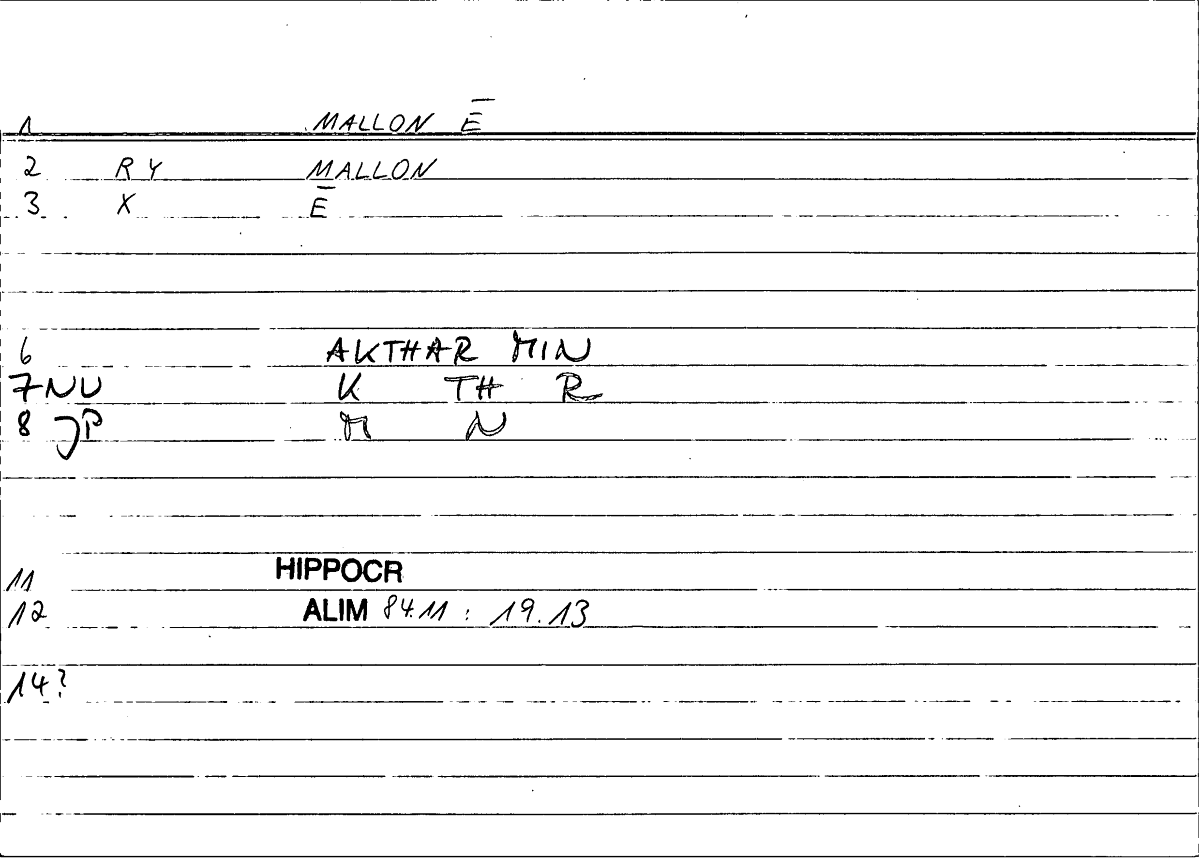 Filecard Hippocr.Alim.0498