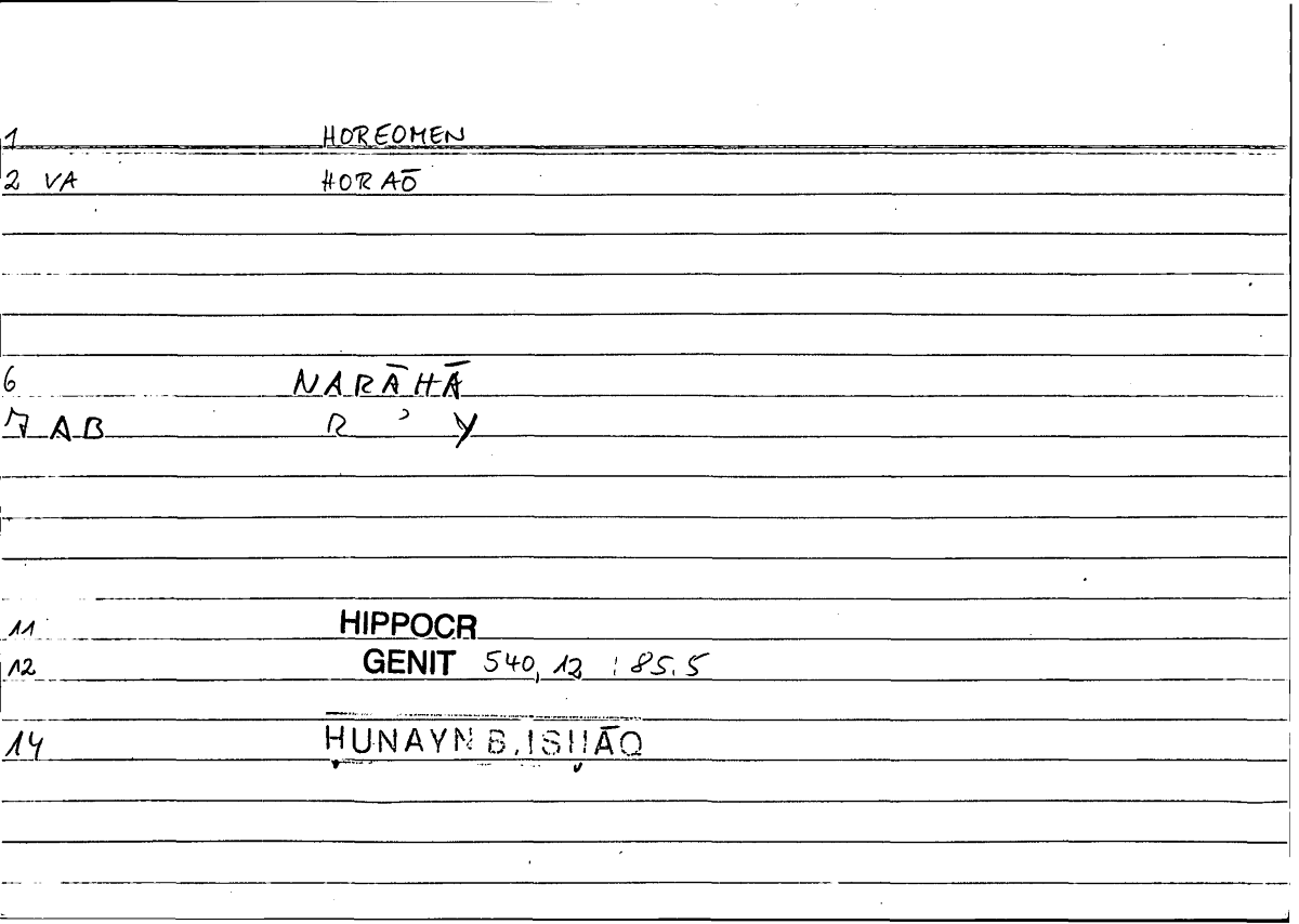 Filecard Hippocr.Genit.0564
