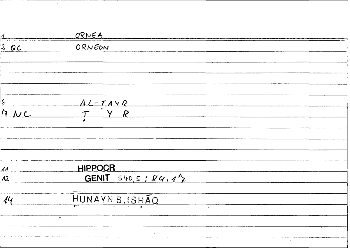 Filecard Hippocr.Genit.0799