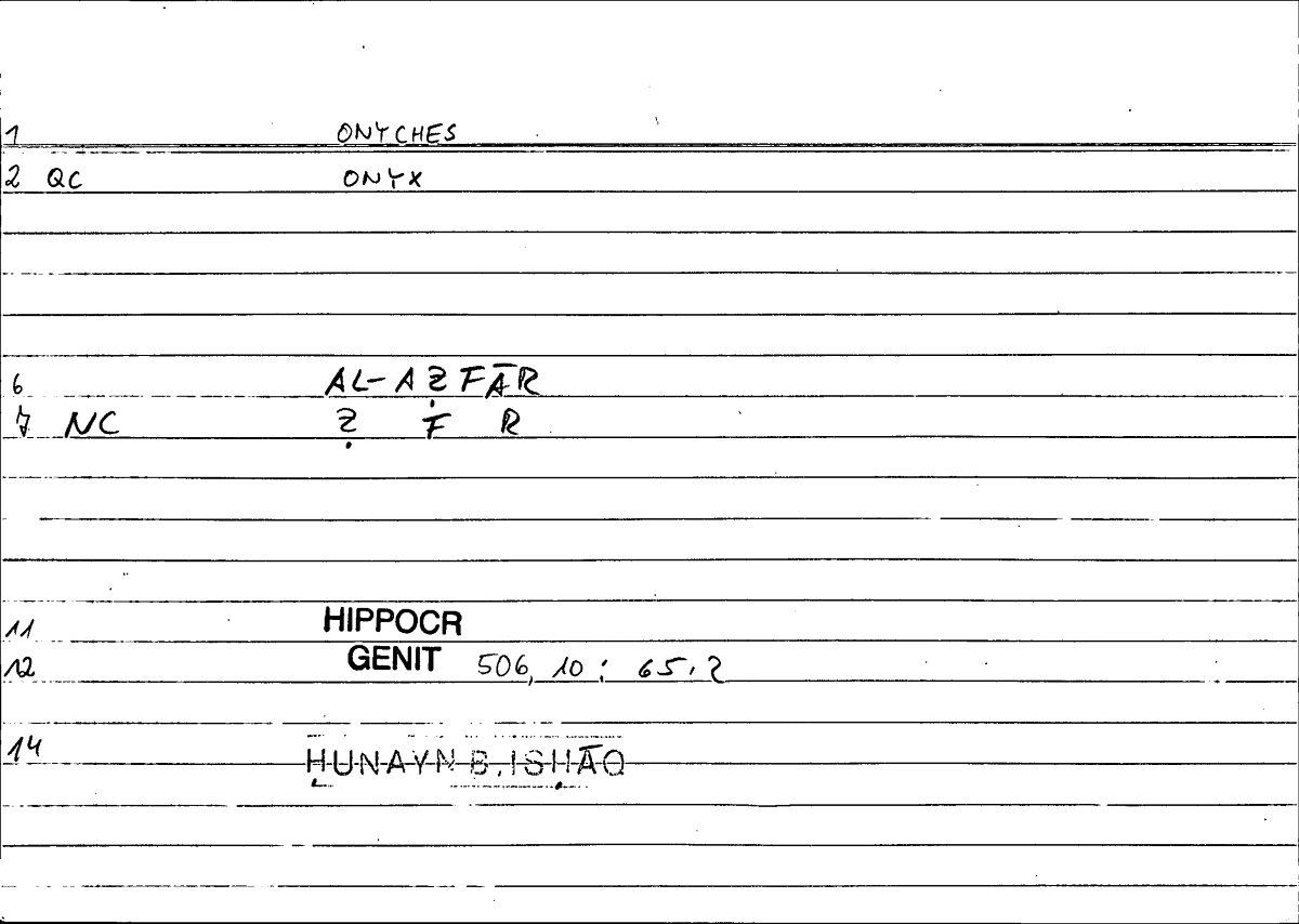 Filecard Hippocr.Genit.0802