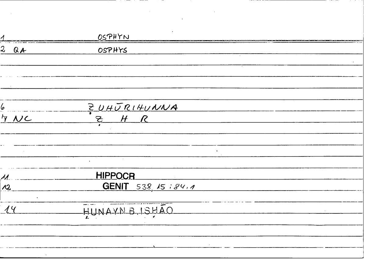 Filecard Hippocr.Genit.0809