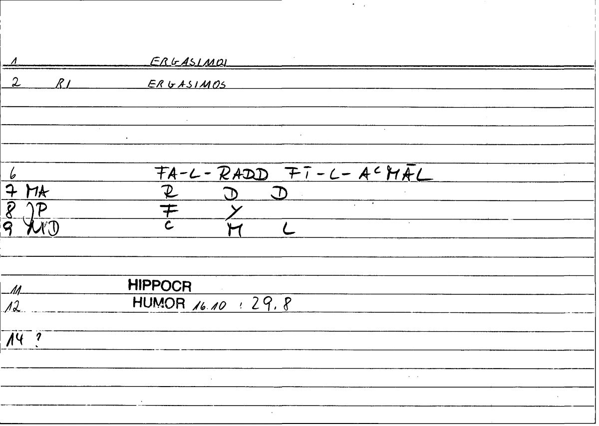 Filecard Hippocr.Humor.0258