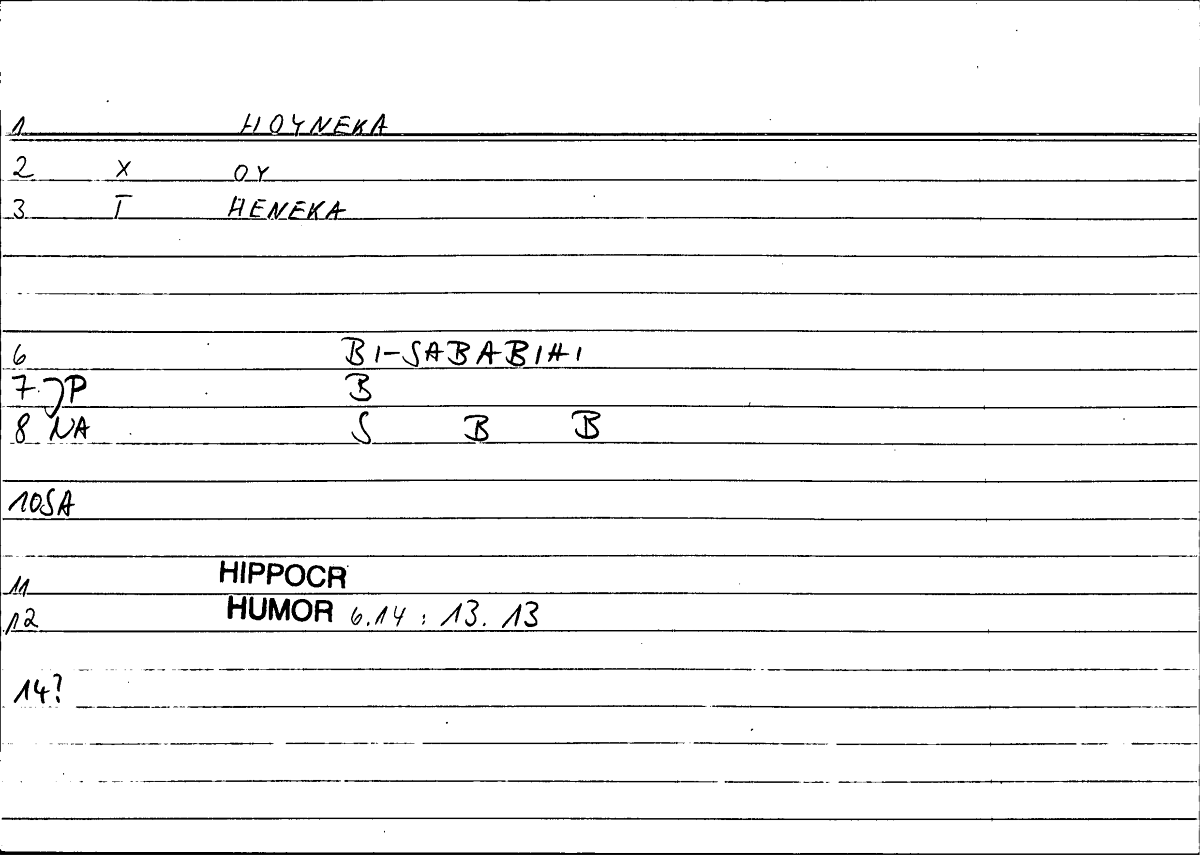 Filecard Hippocr.Humor.0310