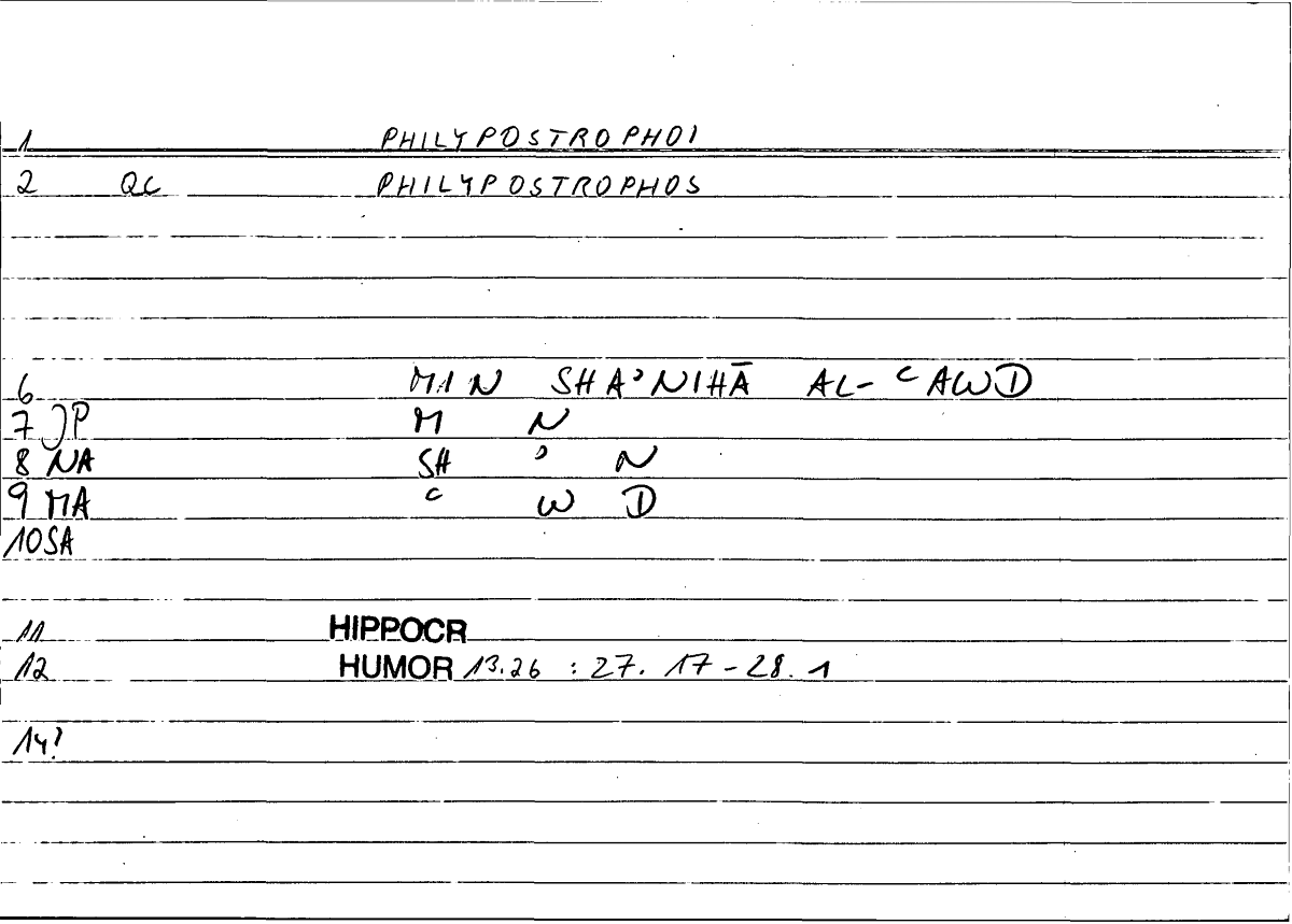Filecard Hippocr.Humor.0364