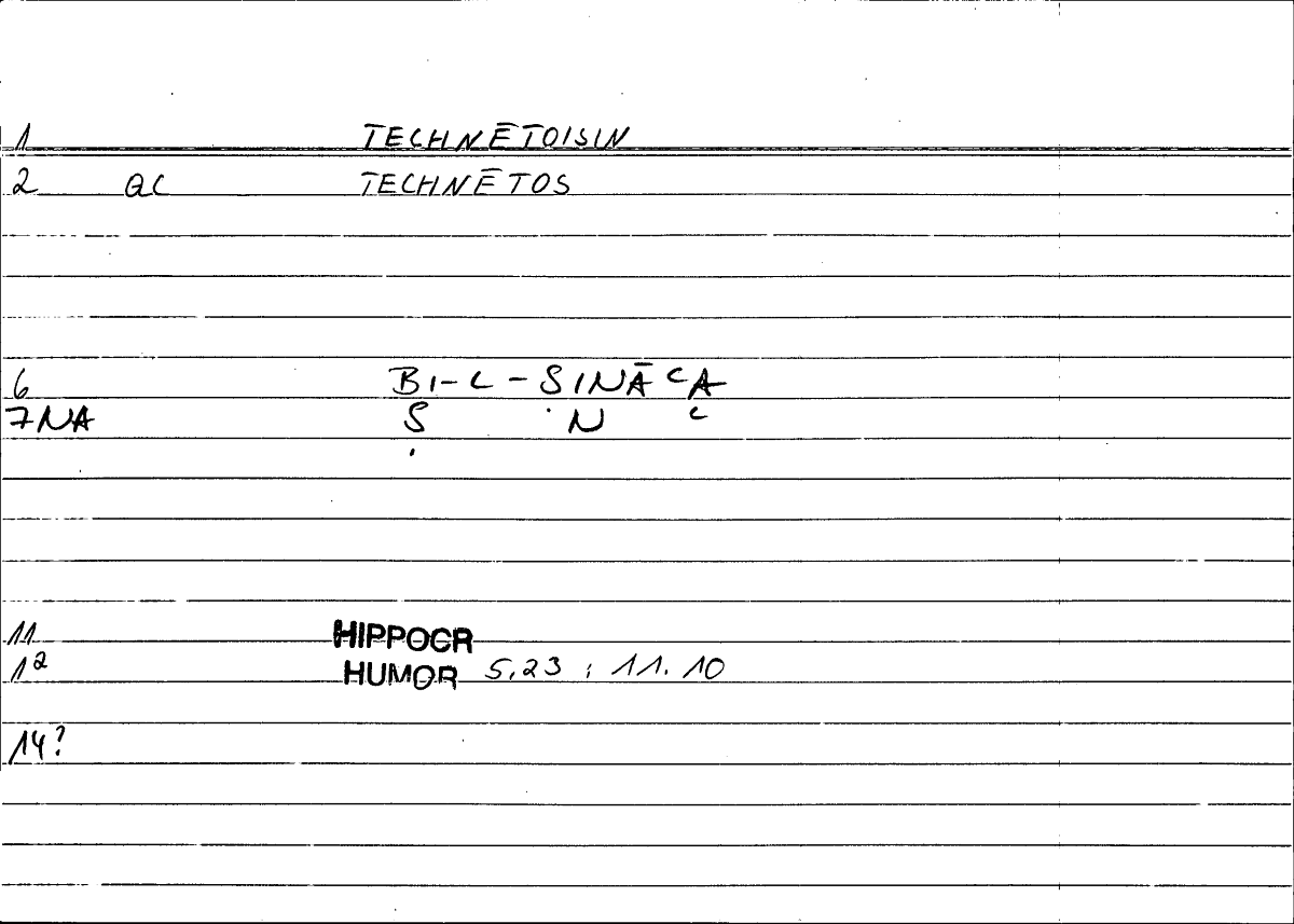 Filecard Hippocr.Humor.0420