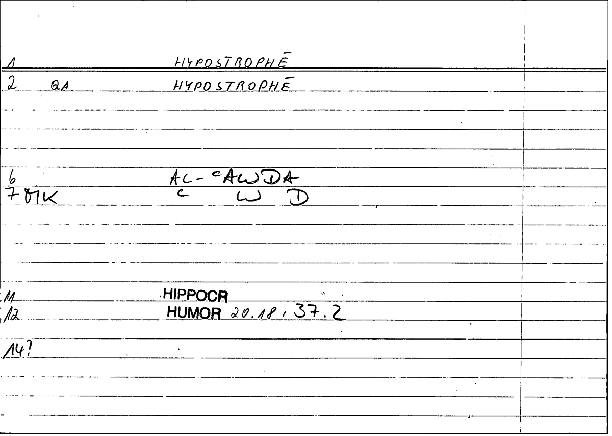 Filecard Hippocr.Humor.0607