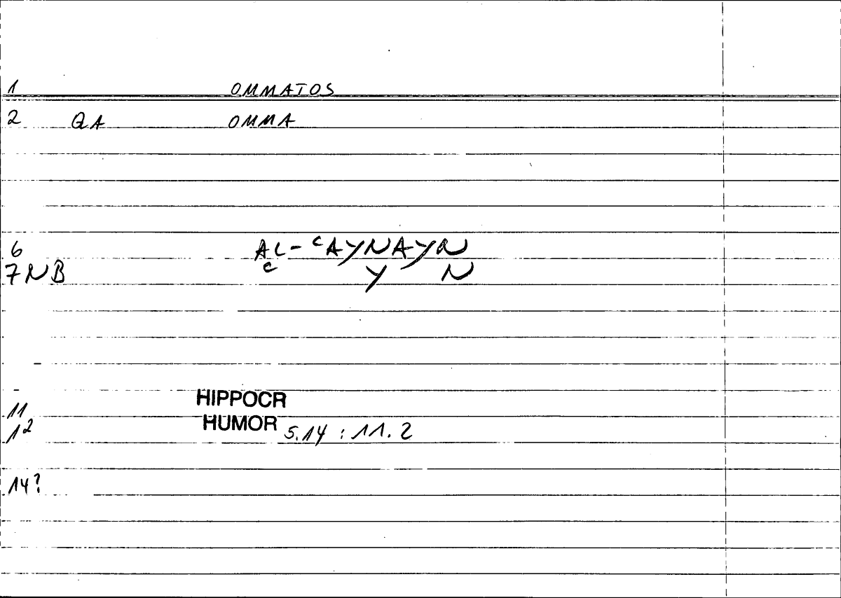 Filecard Hippocr.Humor.0609
