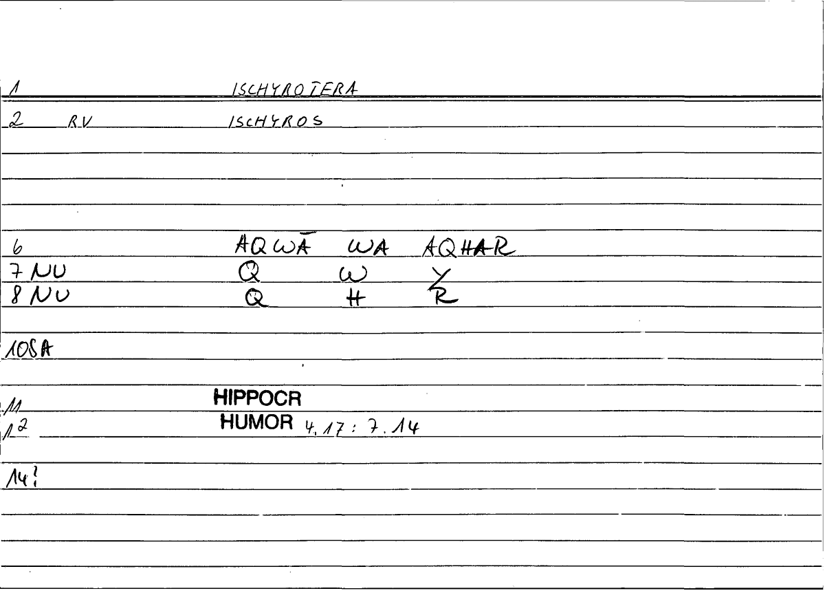 Filecard Hippocr.Humor.0692