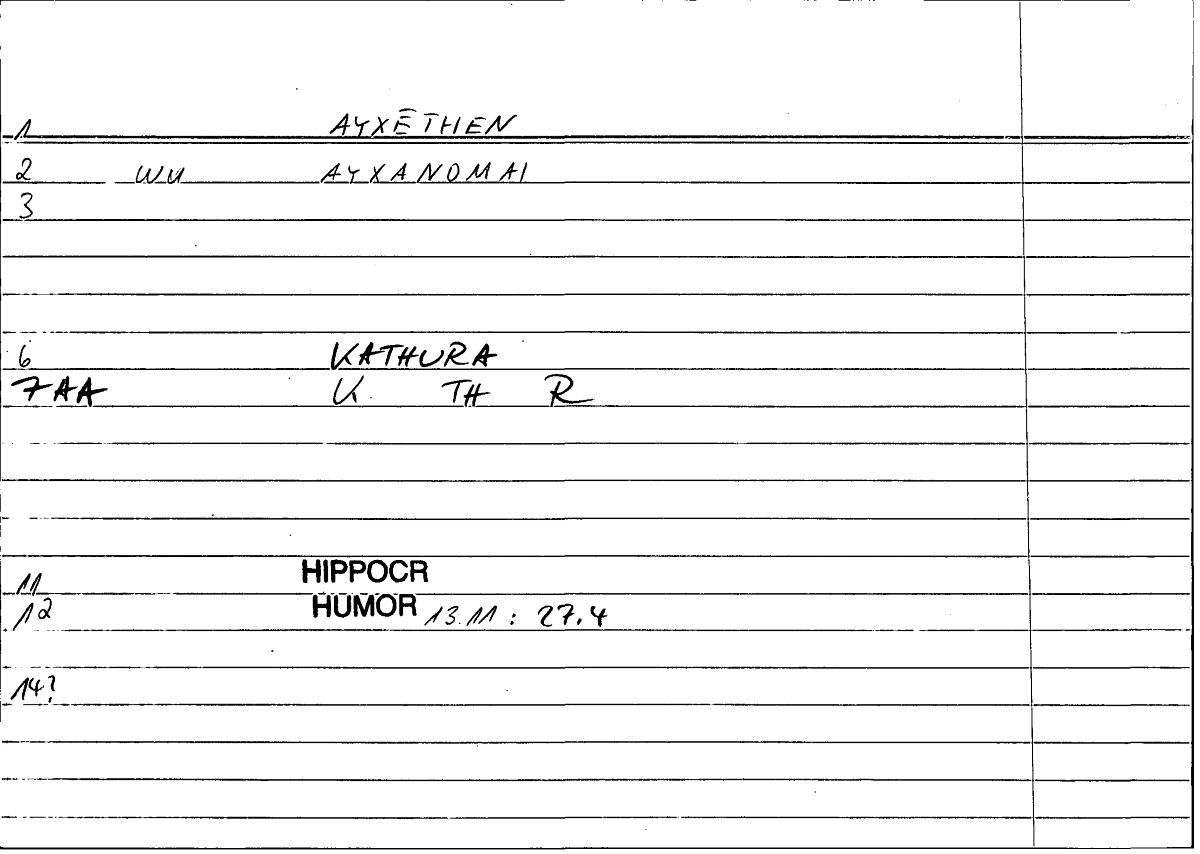 Filecard Hippocr.Humor.0702