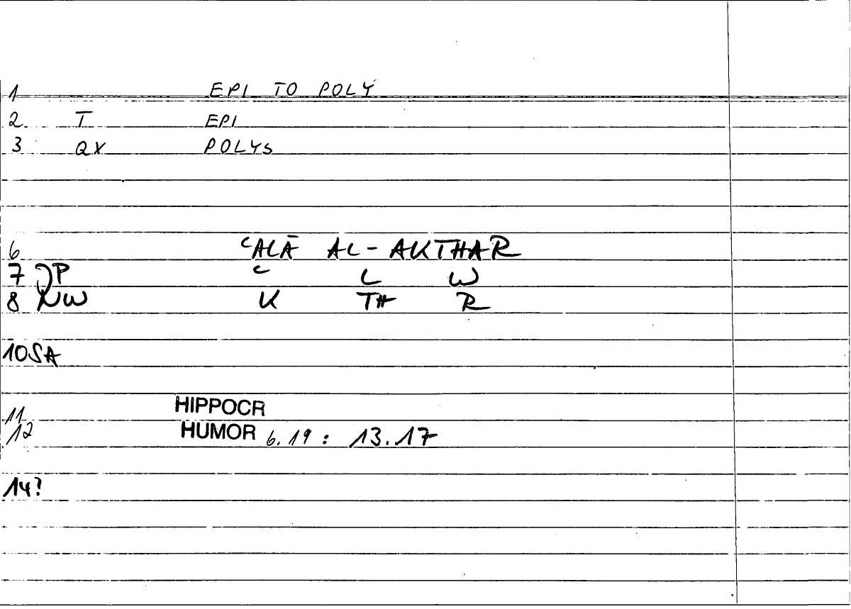 Filecard Hippocr.Humor.0706