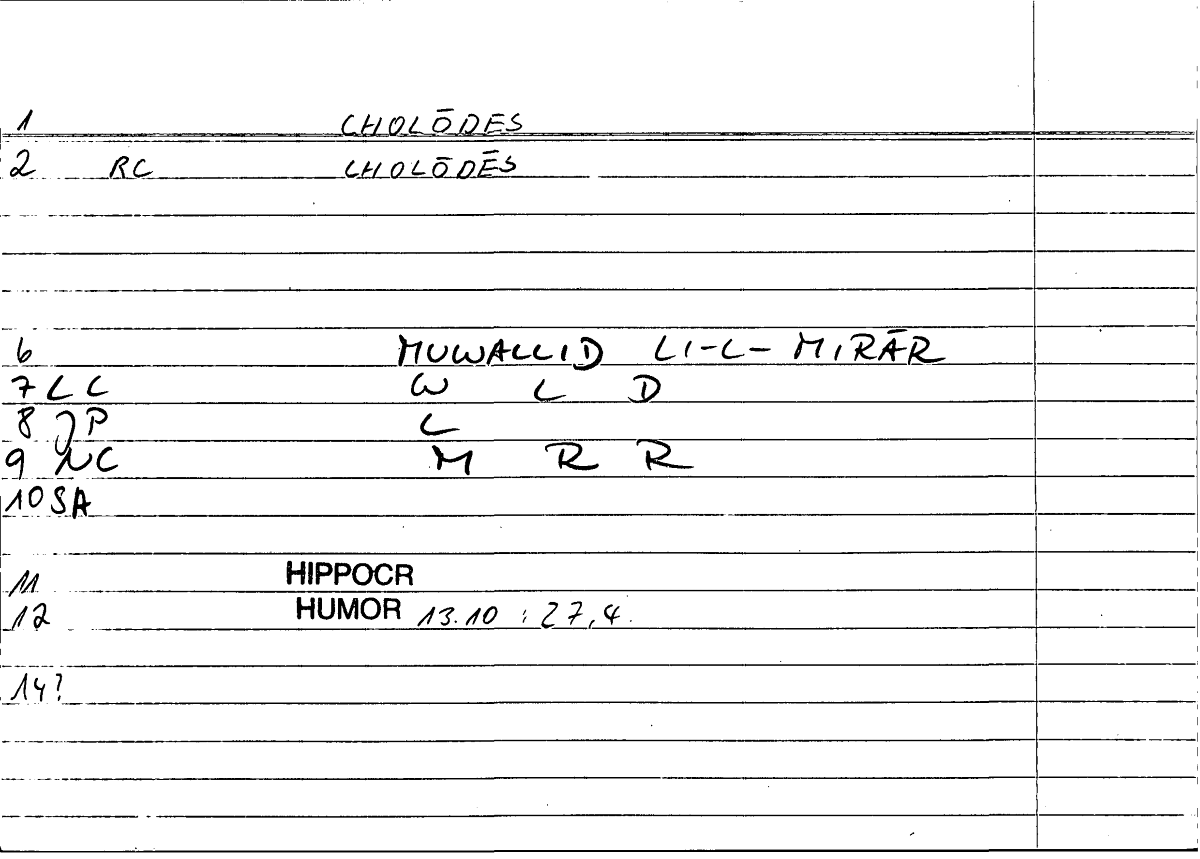 Filecard Hippocr.Humor.0777