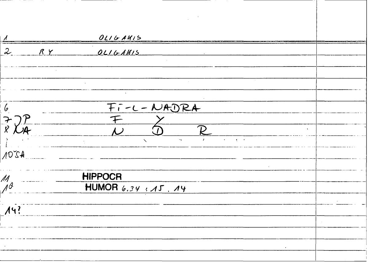 Filecard Hippocr.Humor.0828