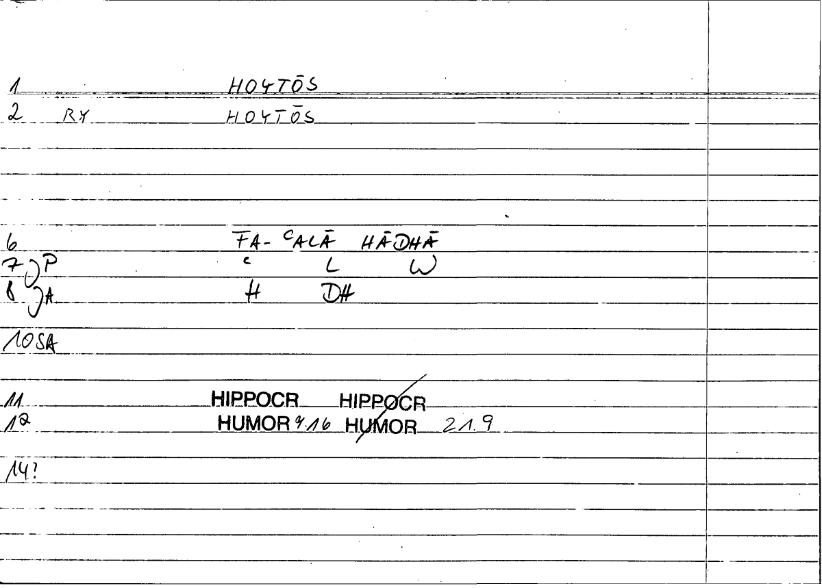 Filecard Hippocr.Humor.0877