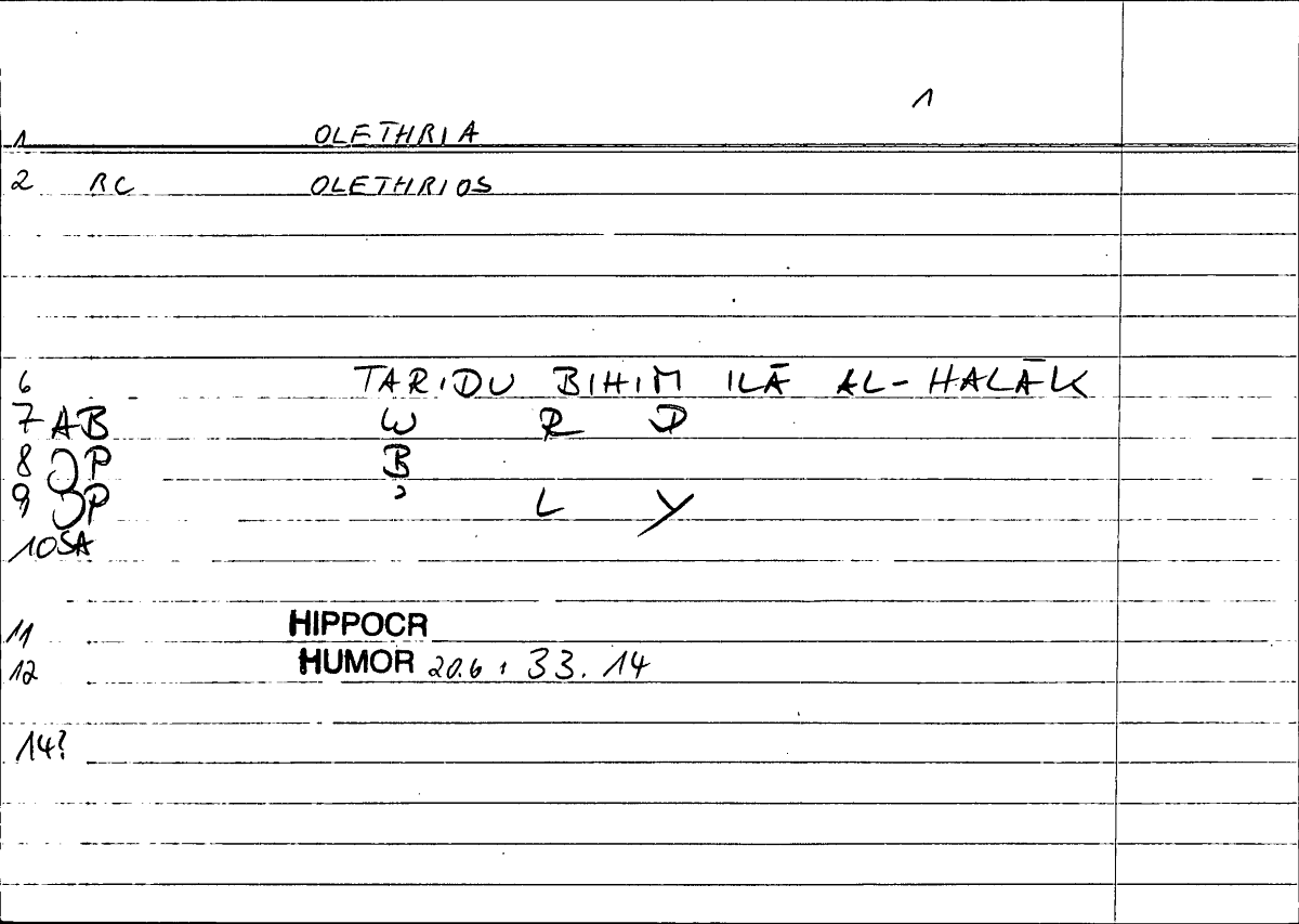 Filecard Hippocr.Humor.0880