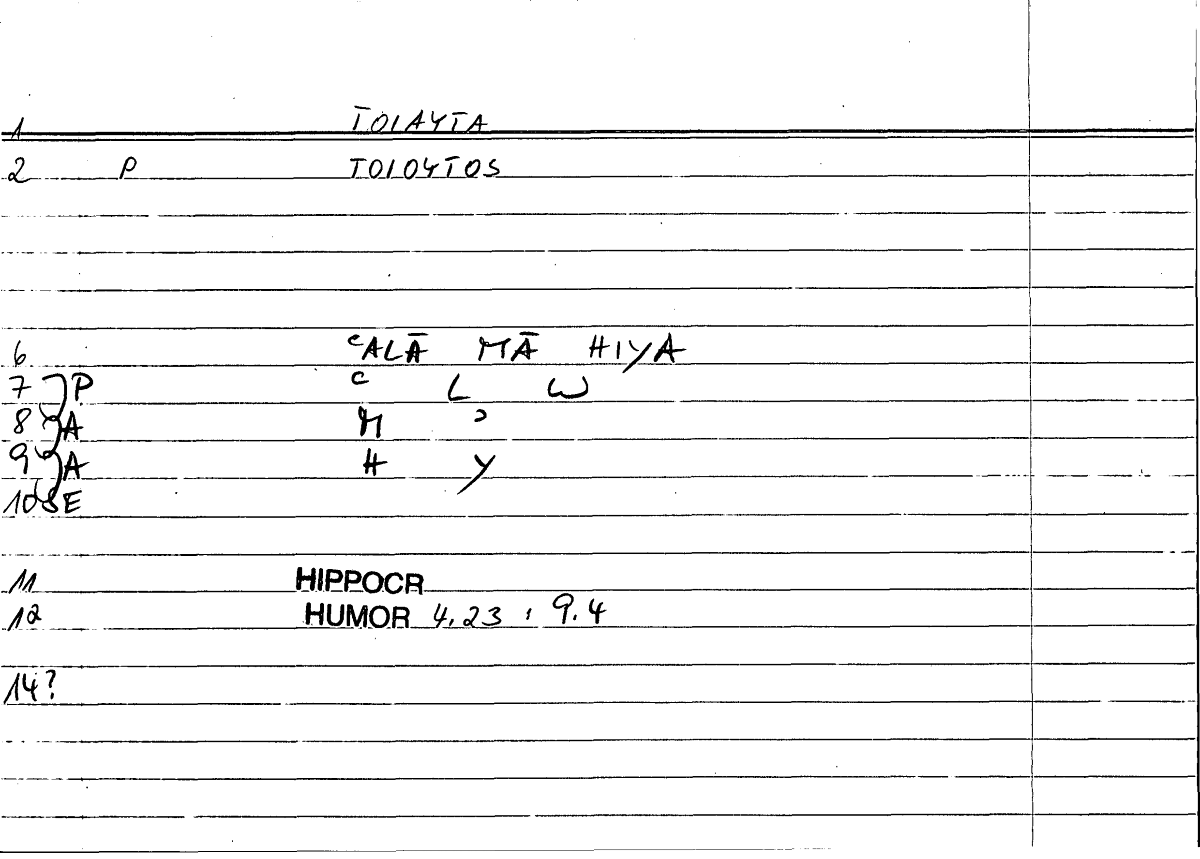Filecard Hippocr.Humor.0883