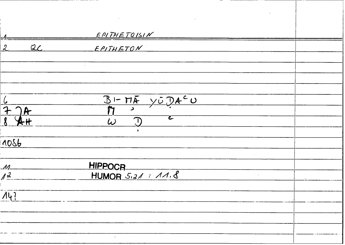 Filecard Hippocr.Humor.0892
